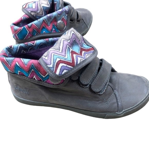 Blowfish Machiko Malibu Fold Over Patterned Colorful Casual Shoes - Picture 8 of 13